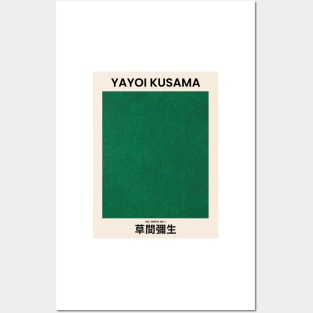 Yayoi Kusama Green Infinity Nets No 1 Posters and Art